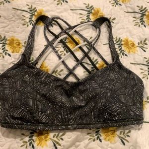 Lululemon strappy sports bra